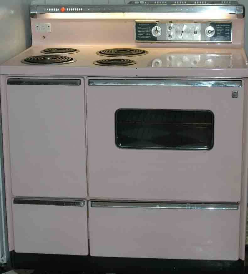 Big, huge, pink stove