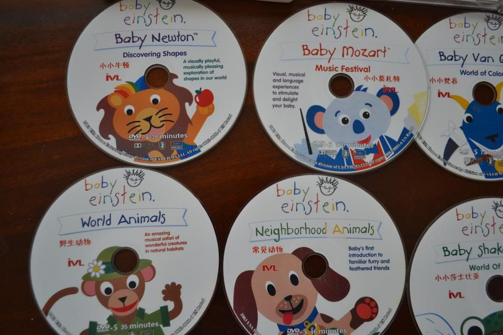 REDUCED! Lot of Baby Einstein DVD & CD Video Learning Educational