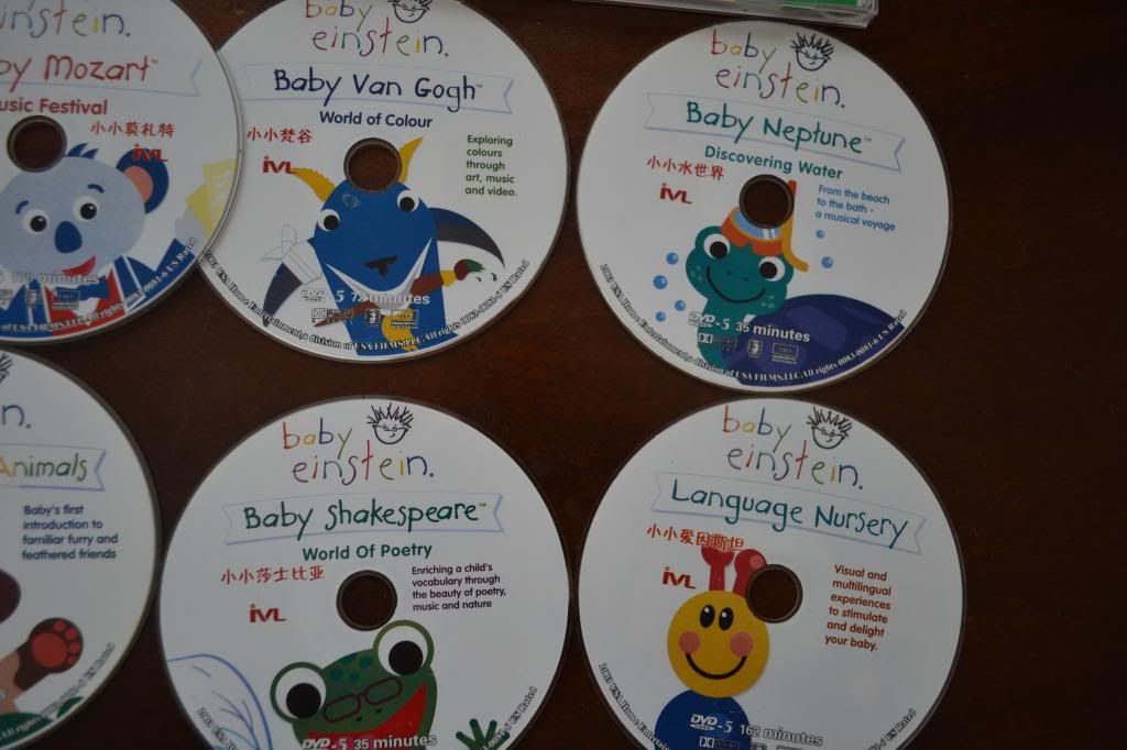 REDUCED! Lot of Baby Einstein DVD & CD Video Learning Educational