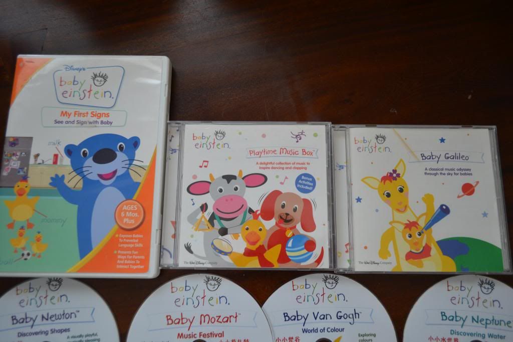 REDUCED! Lot of Baby Einstein DVD & CD Video Learning Educational