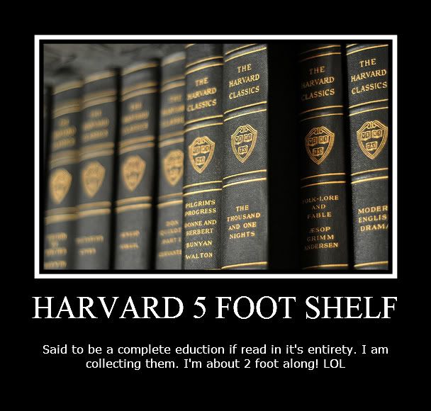 Harvard 5 foot shelf
