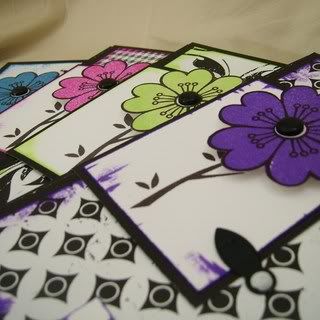 scpaperie,cards,flower,color,black,white,ctmh,handmade,etsy