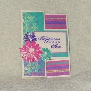 scpaperie,card,fancy fold,flowers