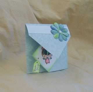 scpaperie,card,stamped,bear,fancy fold