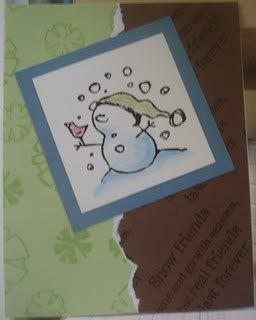 scpaperie,card,ctmh,snowman,holiday