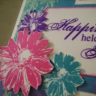 scpaperie,card,fancy fold,flowers