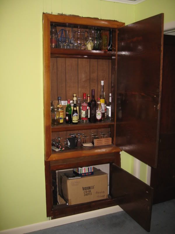 Build a Bar Liquor Cabinet