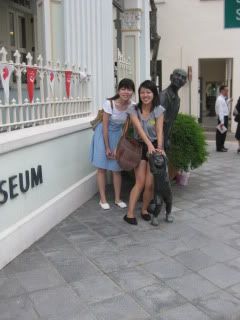 outside the museum!