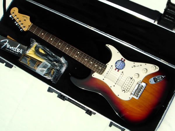 fender stratocaster sunburst maple. Fender American Standard