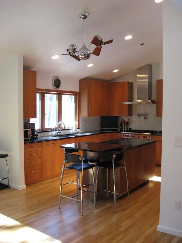 Ceiling fans in kitchen-doable or dated?