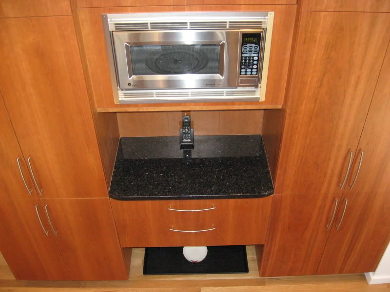 cabinet microwave