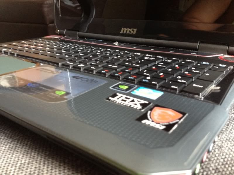 MSI GT683 Gtx560m 8GB 500GB HDD with 120GB SSD Gaming Laptop