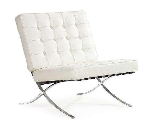 barcelona chair white. Affordable modern arcelona