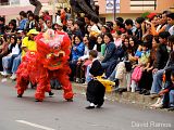 Dragón chino en pasacalle, Trujillo-Perú.
