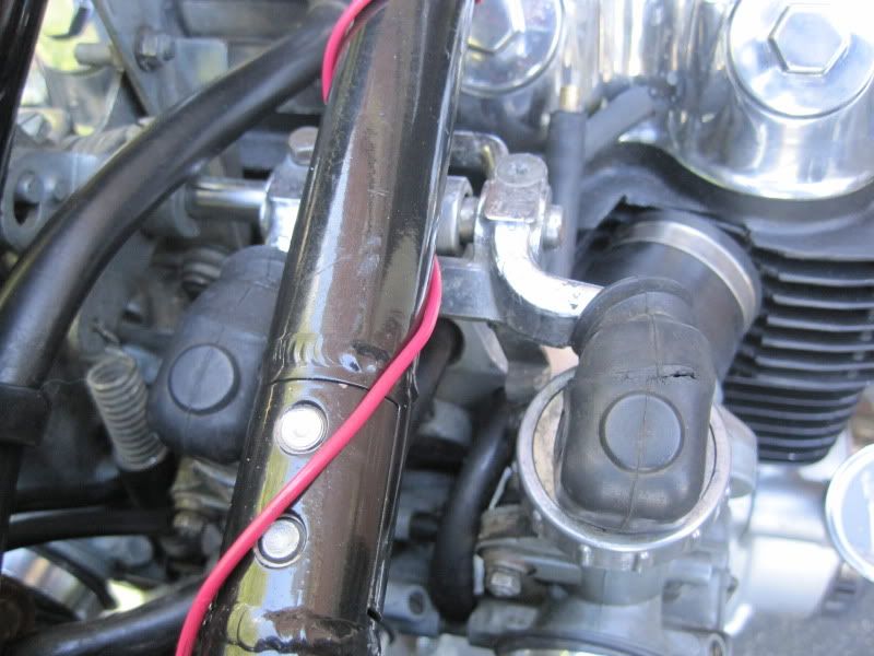 Help with CB750K4 fuel line routing