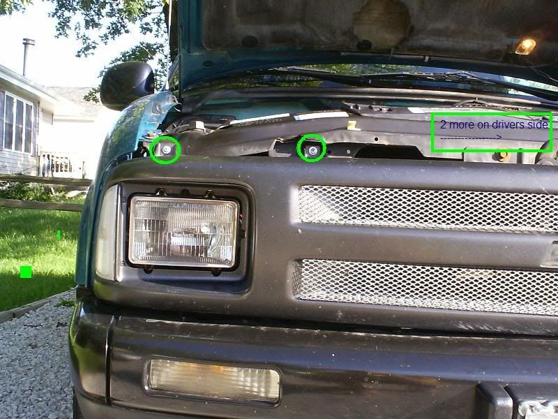 How To Convert Your 94 97 Front Clip To 98 S 10 S 10 Forum