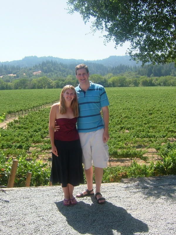 On our honeymoon.