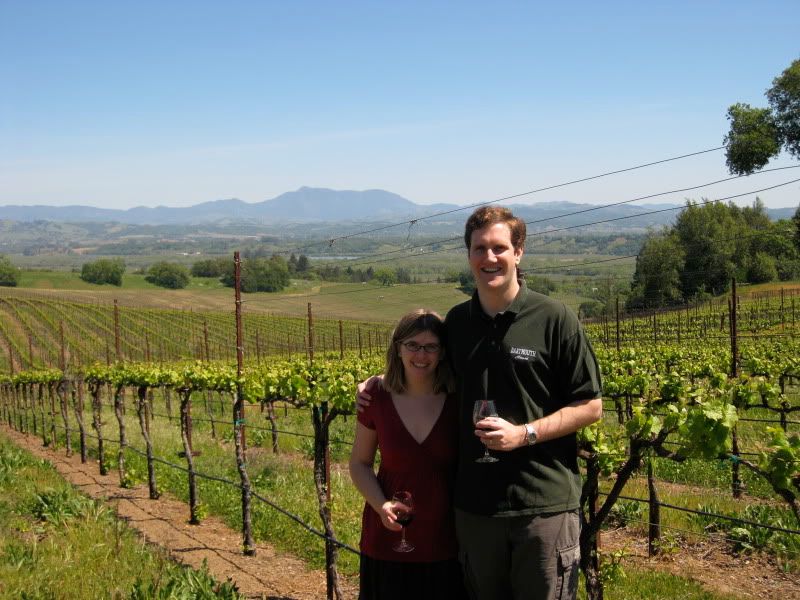 Among the vines