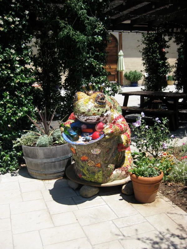 Somewhere Thea has a picture of me and the Chatom frog.