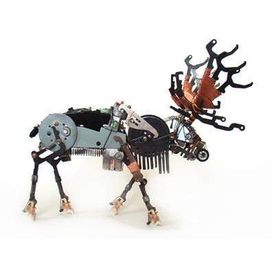 Beyond The Invisible: In Pics  Animal Robots From Junk