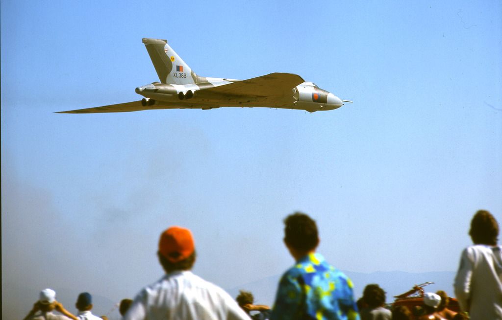 RAF Vulcan at the Abbotsford Air Show on August 14, 1977