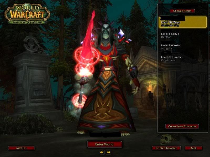 wow undead mage