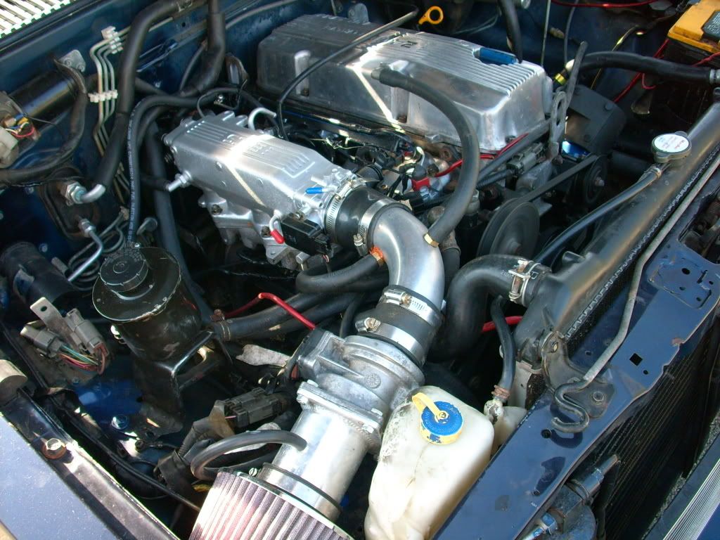 96 Nissan pickup engine swap #9