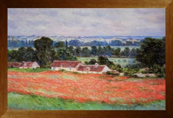 (RS)Champ de coquelicots  Giverny by Claude Monet
