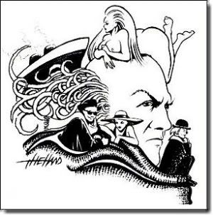 FEDERICO FELLINI , THE CARICATU...