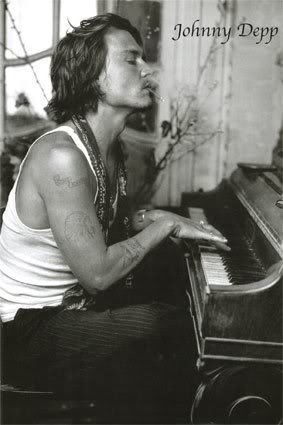 Johnny Depp Piano Picture. Who I#39;d like to meet: