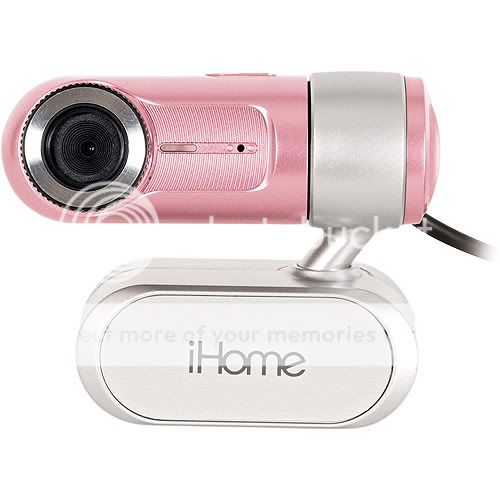 Brand New iHome Mylife Notebook Webcam 5.0MP Pink IH W312NP  