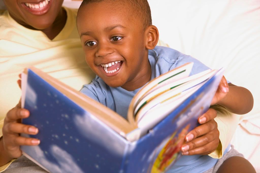 Boy reading