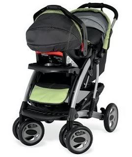 Photograph of a travel system stroller/buggy