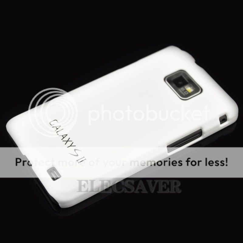 SAMSUNG GALAXY S2 i9100 CASE FREE SCREEN PROTECTOR WHI  