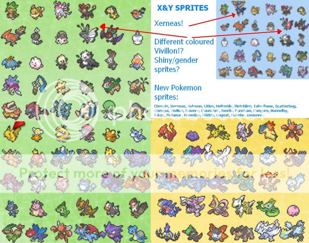 New Sprites And Possible Exclusive Dicovery Pokemon X Y Forum Neoseeker Forums