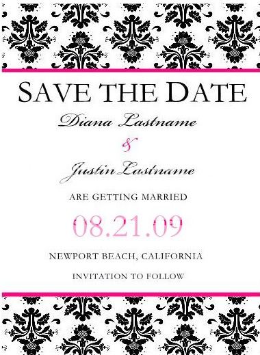 Save The Date Dinner Invitation 2